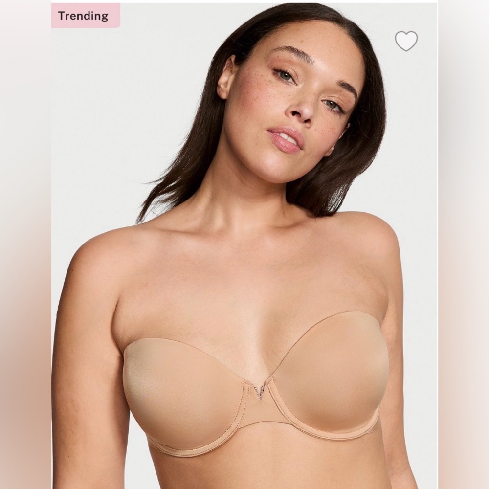 Victoria Secret Illusions Lightly Lined Smooth Strapless Bra